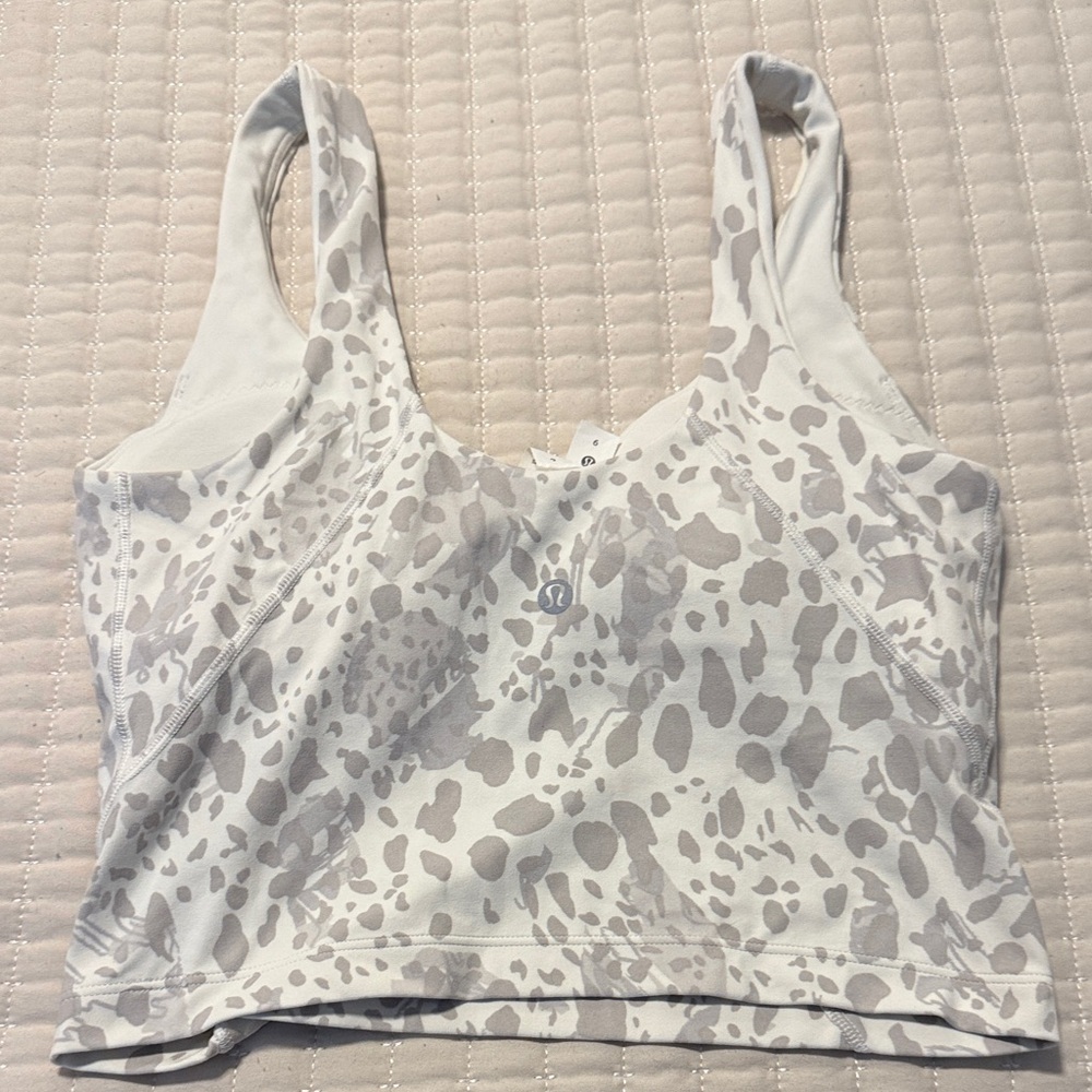 Lululemon Athletica Gray Patterned Align Tank Top - image 2